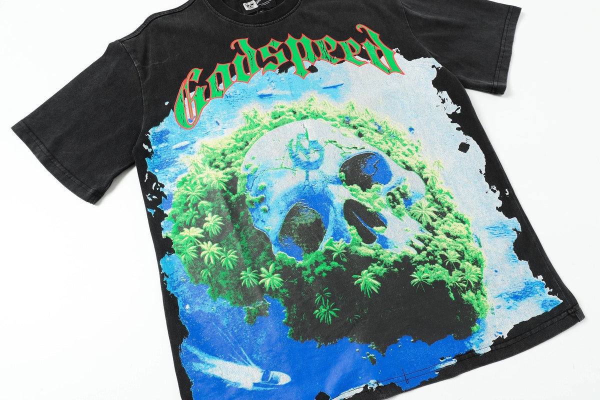 Godspeed Skull Island Graphic T-Shirt — front
