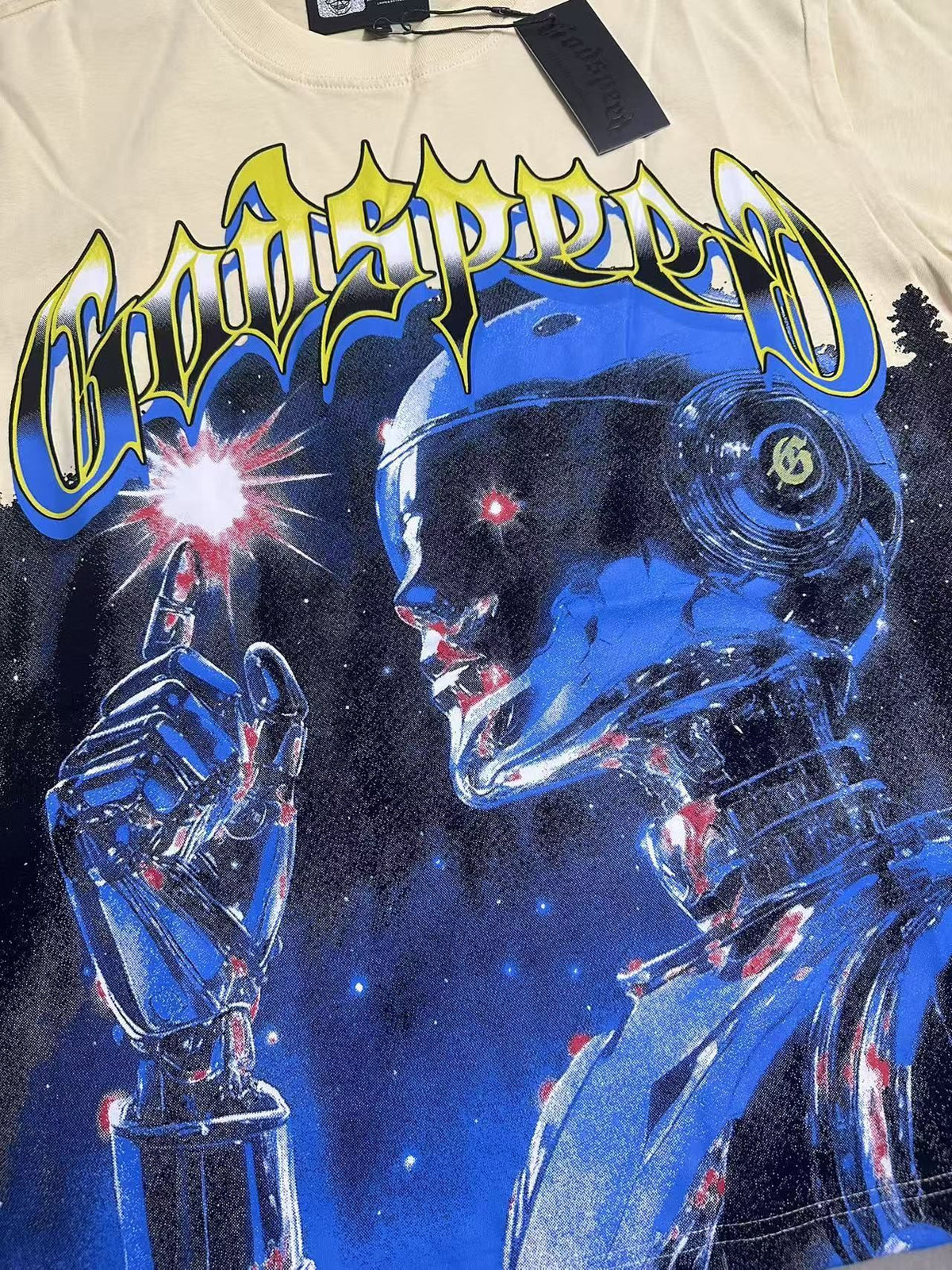 Godspeed Robot Graphic T-Shirt — detail